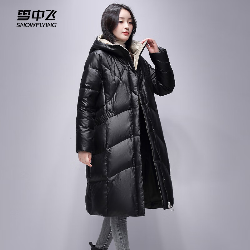 ѩ�з�Ůʿ���ɳ������޷�90Ѽ�޿�����ů��ñ������������װ��ɫXL 289Ԫ