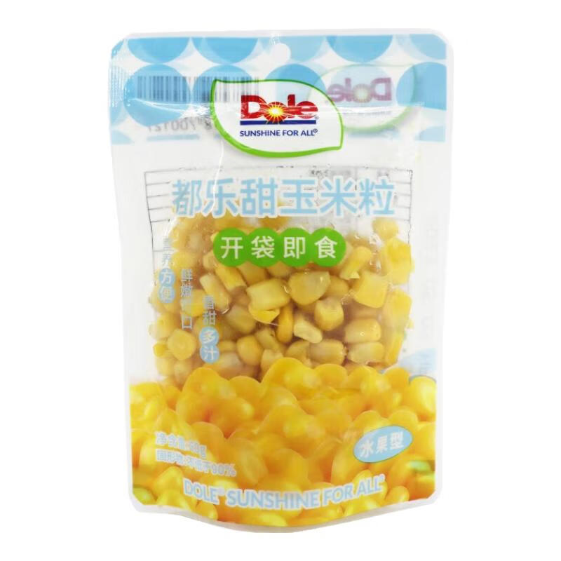都乐Dole 水果甜玉米粒 即食非转基因玉米粒 10袋装 【活动专享】