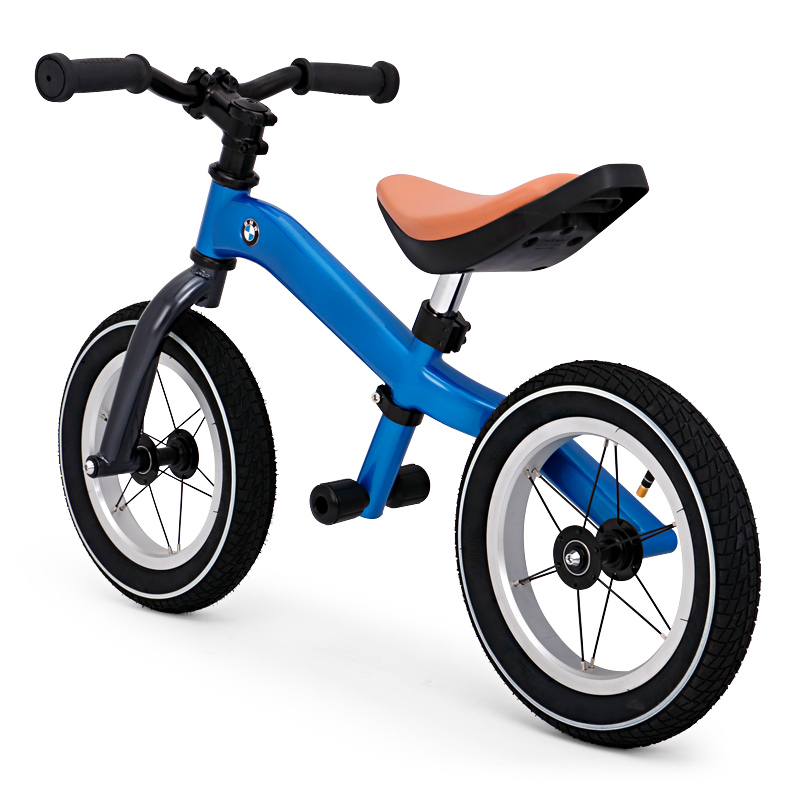 RASTAR 宝马BMW儿童平衡车自行车学步小孩滑步车两轮无脚踏单车玩具童车宝宝滑行车 12寸 兰色（2至6岁）