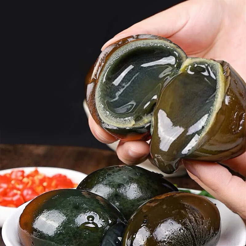 溢流香皮蛋 松花鸭蛋 溏心蛋无铅工艺溏心腌制皮蛋礼盒可选 商超同款 精选大皮蛋70g+ 20枚
