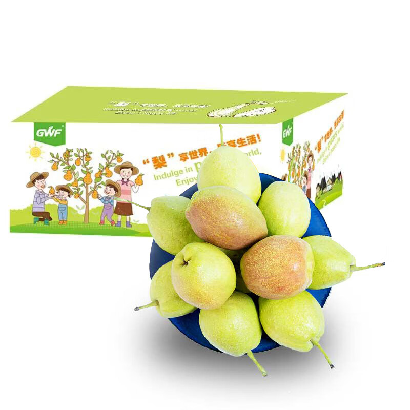 京鲜生 新疆库尔勒香梨8斤 单果120g起 水果礼盒 包装随机 实付119.