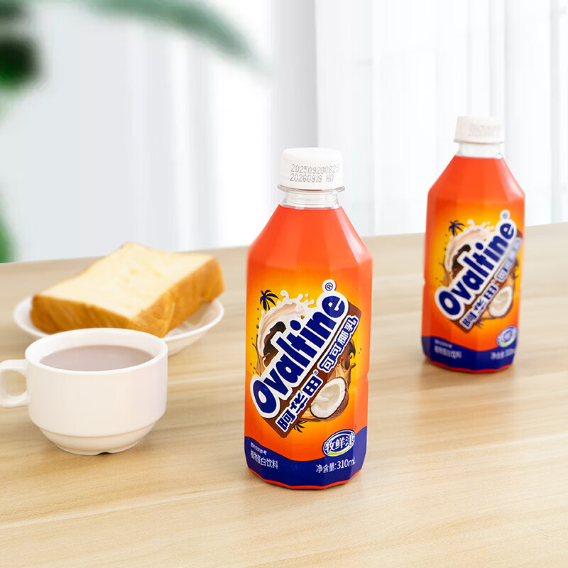 牧鲜津阿华田可可椰乳310ml*6瓶装可可椰汁饮品饮料 310ml*6瓶