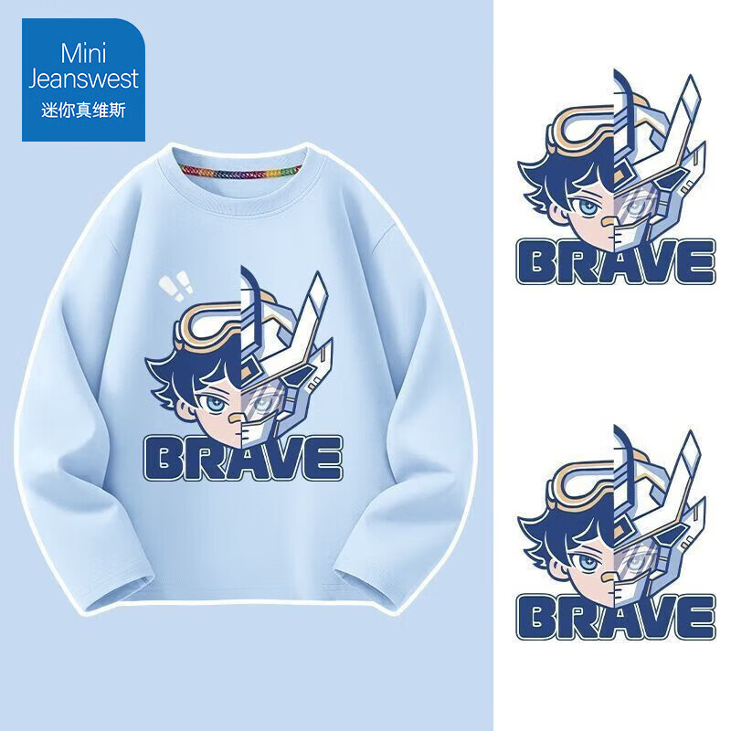 ��ά˹��Jeanswest����ά˹��ͯ����t��2025�¿��ͯ���＾���������д�ͯ���޴���� �����޴������������������ 160 ���顾75-90� 13.23Ԫ