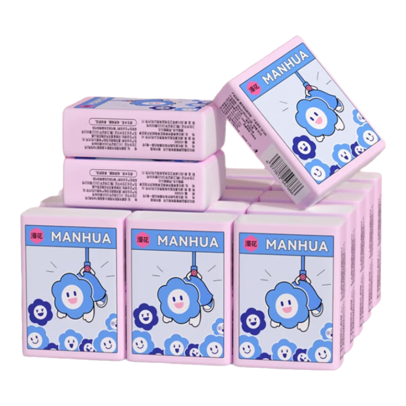 漫花手帕纸 6片装萌宠小包纸巾抽纸卫生纸便携柔韧学生装面巾纸 3层 6片*18包 【电玩手帕纸】