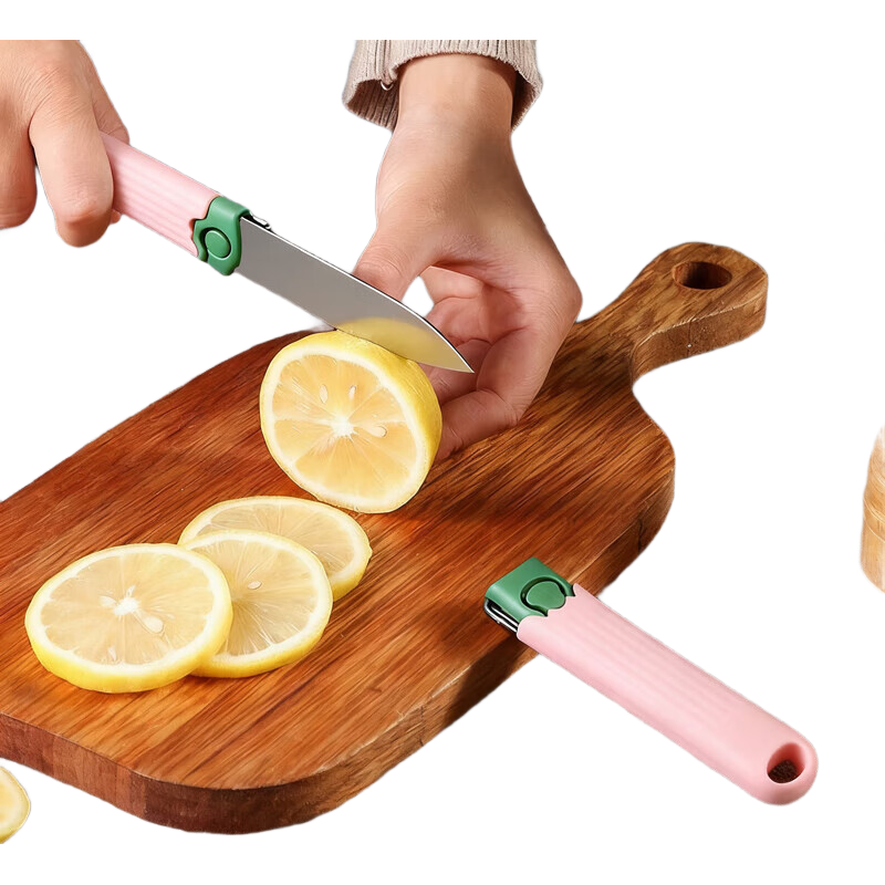 迷你磁吸开箱刀防粘拆快递刀便携式高颜值小号美工刀壁纸刀圆锯齿不易伤手学生用便携拆包裹开箱器 二合一水果刀