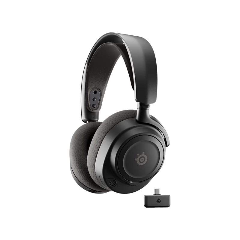 ���SteelSeries������Nova7Gen2��������ͷ��ʽ��Ϸ�羺���Զ��� 2.4Ghz/����/3.5mm��ģ����AI������� CS�Լ�FPS