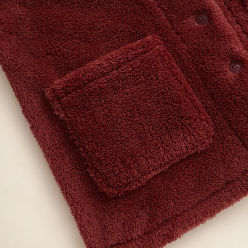 芬腾珊瑚绒睡衣男女士秋冬季套装保暖法兰绒加绒加厚休闲家居服冬天 FJ26940699富贵红 【单女款】 XL 建议:女124-142,男146-165斤