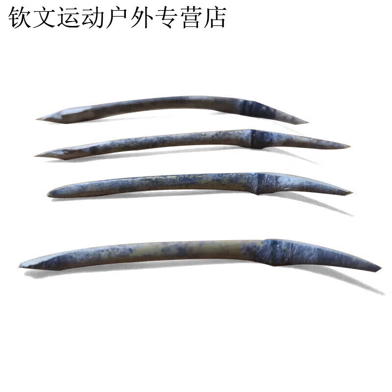 斯派德钩鱼钩篾钩硼钩卡子鱼卡竹卡子姜太公直钩钓鱼渔具垂钓用品20枚