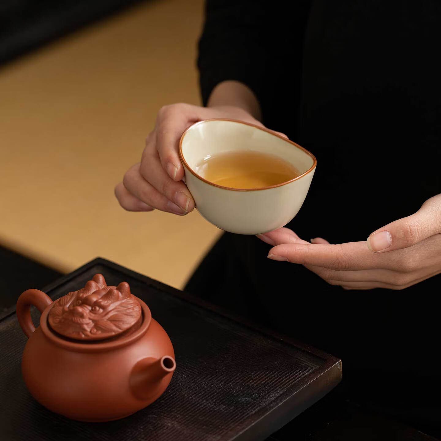 上新了文创 故宫紫禁五运茶具套组 茶杯礼盒装主人杯文创生日礼物送领导长辈 紫砂壶套装