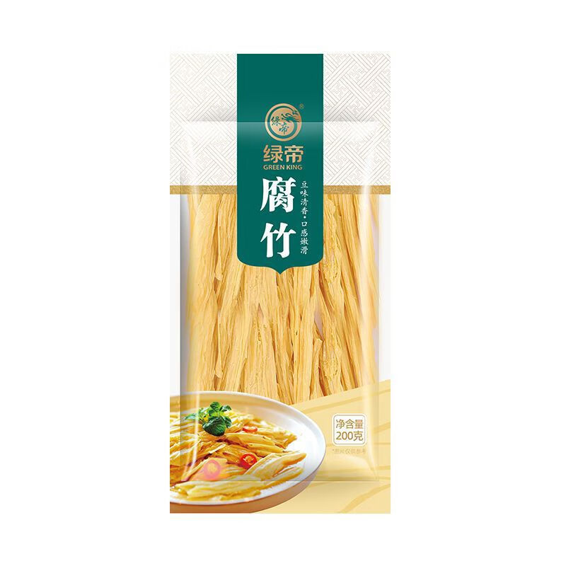 綠帝腐竹200g3袋裝干腐竹南北干貨特產(chǎn)手撕腐竹正宗 200克腐竹*3袋