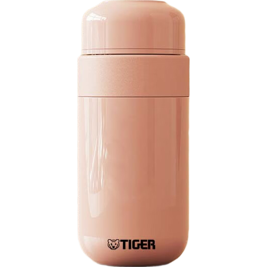 虎牌香港直邮速开杯车载杯咖啡杯316不锈钢保温杯随行水杯女 粉红色 330ml