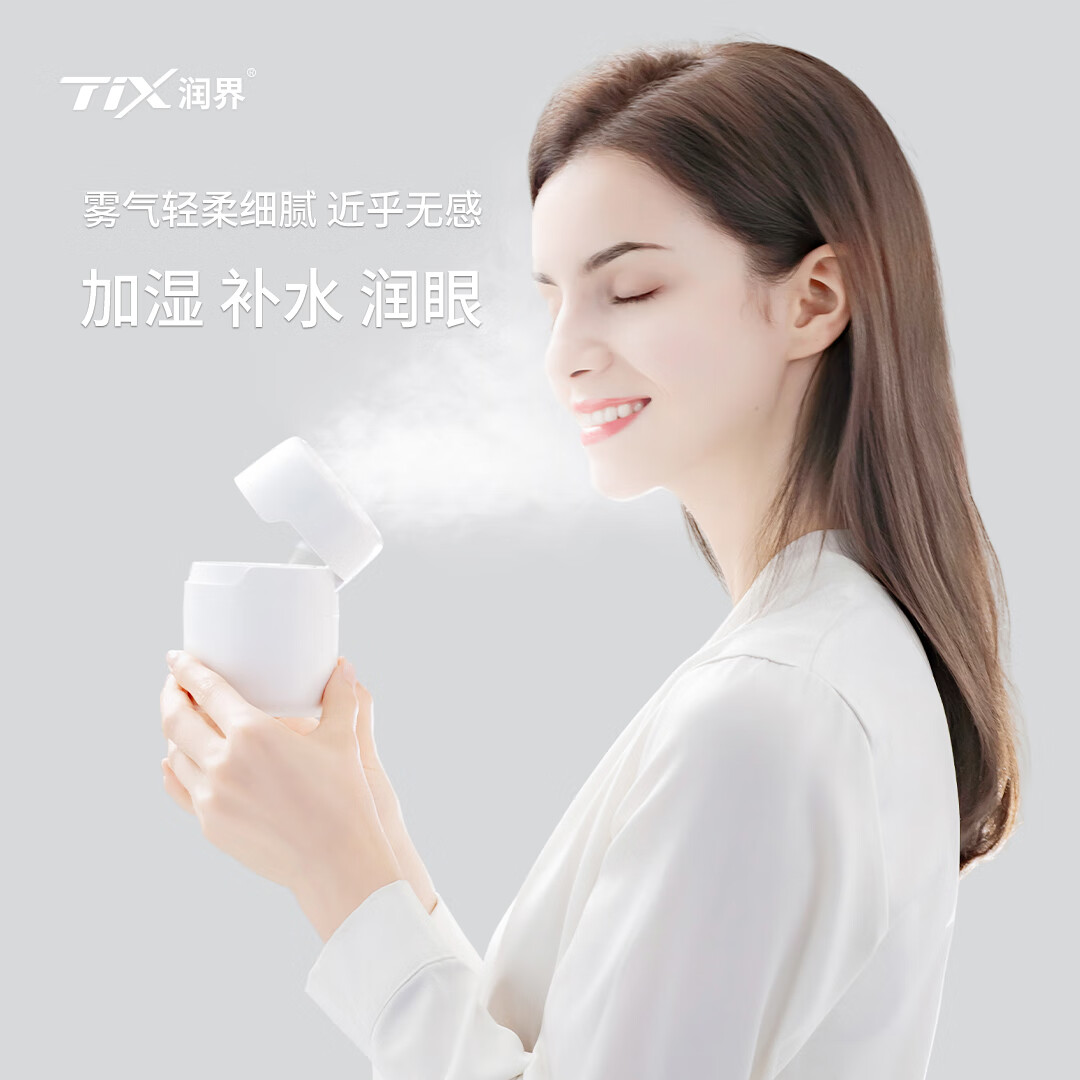 TIX射手宝宝加湿器桌面小型办公桌卧室宿舍迷你便携无线空气办公室充电车载礼品生日礼物女香薰机加湿 充电款【加湿/香薰/风扇】【赠蓝风铃精油】射手宝宝