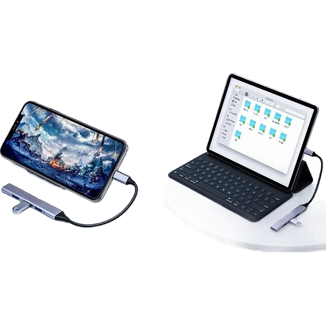 USB������ 2.0�ӿ�HUBת��ͷ �ʼǱ���չ���ӳ��� USB��չ�� USB��չת����Type-Cת4��USB��չ�� USB������4��