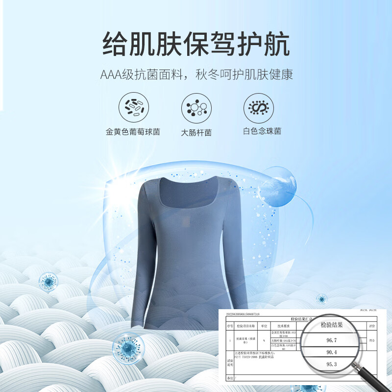 Carey Kay德绒发热保暖内衣女时尚方领打底衫修身显瘦女士保暖套装秋衣秋裤 奶茶白（套装） XL 【建议165-175cm/120-140斤】