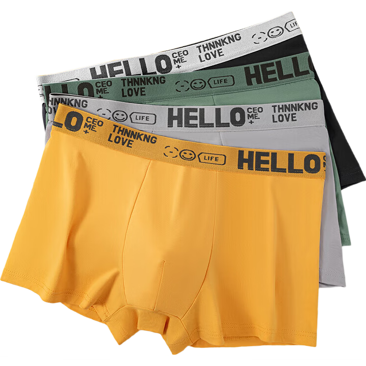 Hello��ʿ�ڿ��������ߵ�͸��ƽ�ǿ� �׷����ɴ���̿�ͷ ��ɫ+ǳ�� 4XL ��������165-185�� 4.99Ԫ(����ȯ)