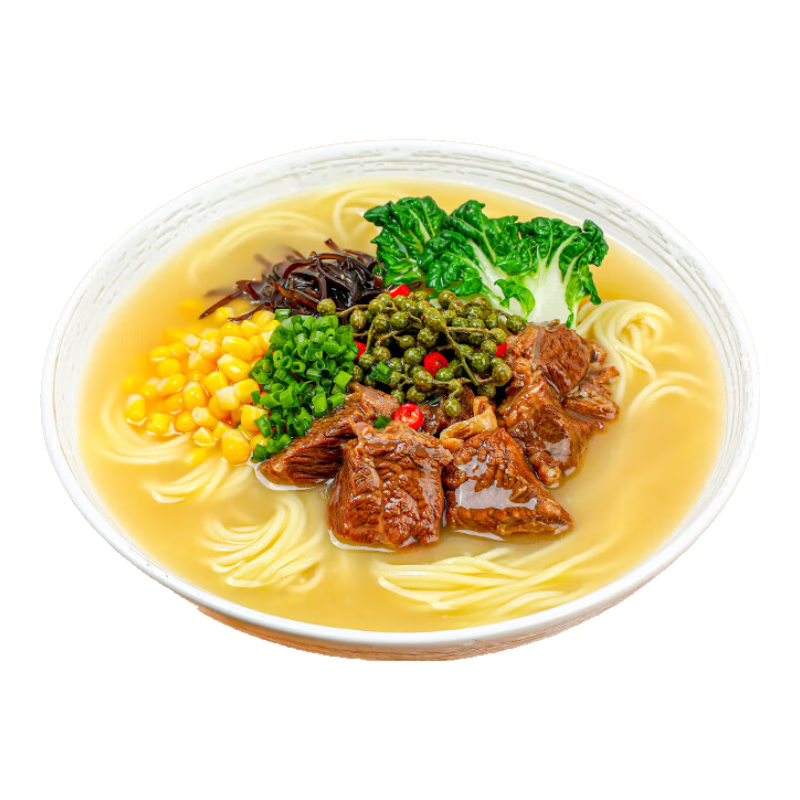 海福盛方便面泡面桶裝杯面早餐宵夜牛肉面番茄雞蛋面非油炸速食食品整箱 藤椒牛肉面70g*6杯