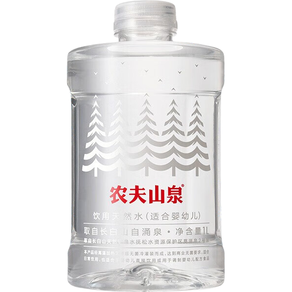 ũ��ɽȪ ����ˮ ������Ȼˮ(�ʺ�Ӥ�׶�) ���� 1L*12ƿ 66Ԫ