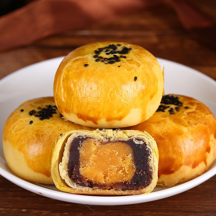 蛋黄酥多规格    雪媚娘糕点海鸭蛋黄 【原味】5包