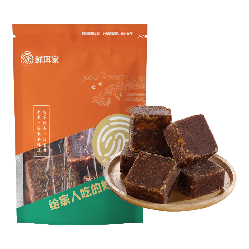 鲜珥家古法红糖250g*2袋装纯手工制作银耳伴侣调味泡水甜品糖水家庭装 红糖250g*2袋