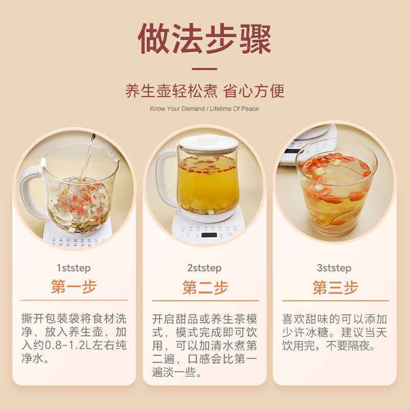 知安和月子水材料包42天剖腹产顺产月子茶月子餐产后营养品产妇调理煮水 42天月子水【6阶段深度补充】