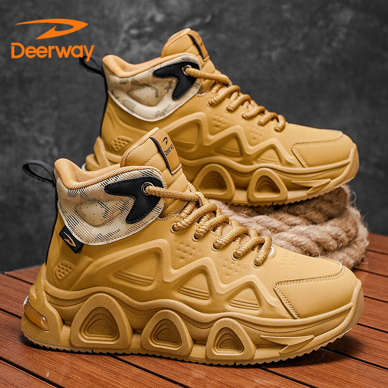 �¶��ݣ�DEERWAY���ϵ�Ь��Ь2025�ﶬ��Ь����ʿ�߰�ʱ�к�������˶�Ь��Į��42