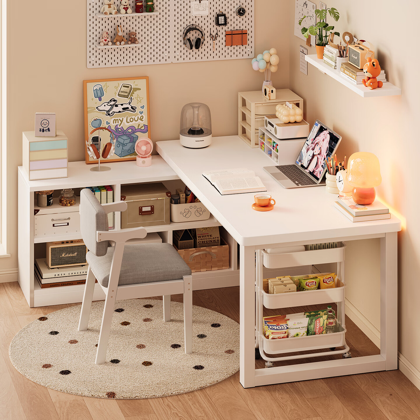 ���ڲ������ڼ�ľת���������һ����L�͹սǵ�����ѧ������д�����칫ѧϰ���� �������һ�����ů��ɫ����120*80CM 244.8Ԫ(������)