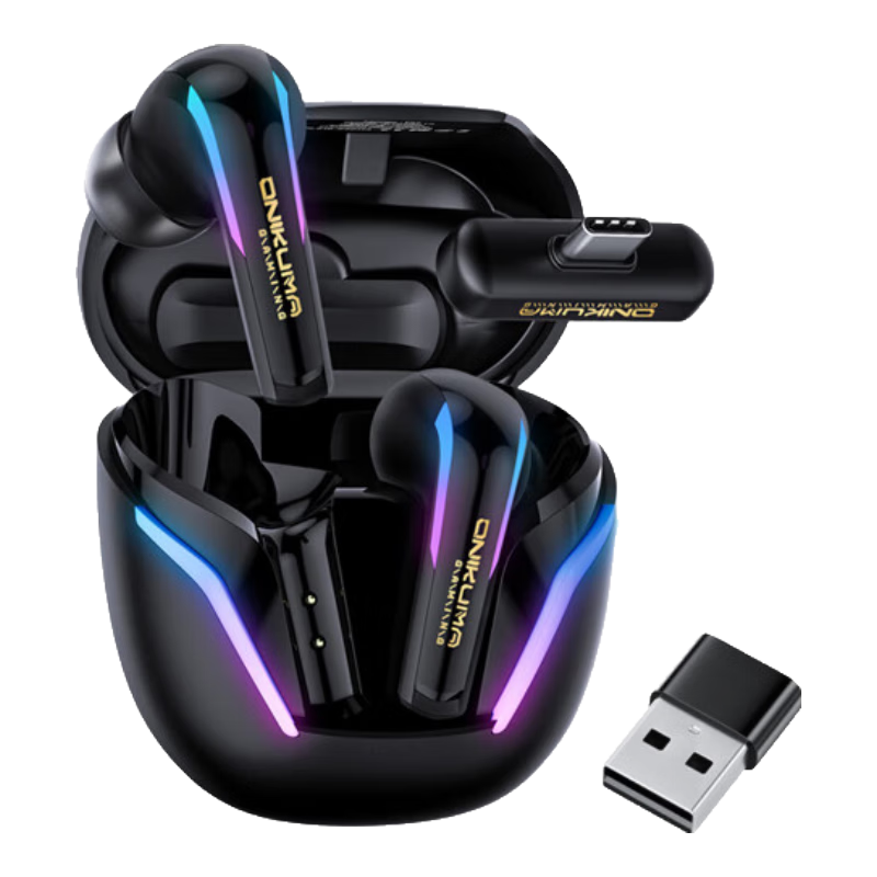 ONIKUMA2.4G������������˫ģ ������������ �羺��Ϸ�������ʽ���������ӳ�ͨ������ ps5�������豸���� ��ɫ������/2.4G˫ģ����Ϸ���� 133Ԫ