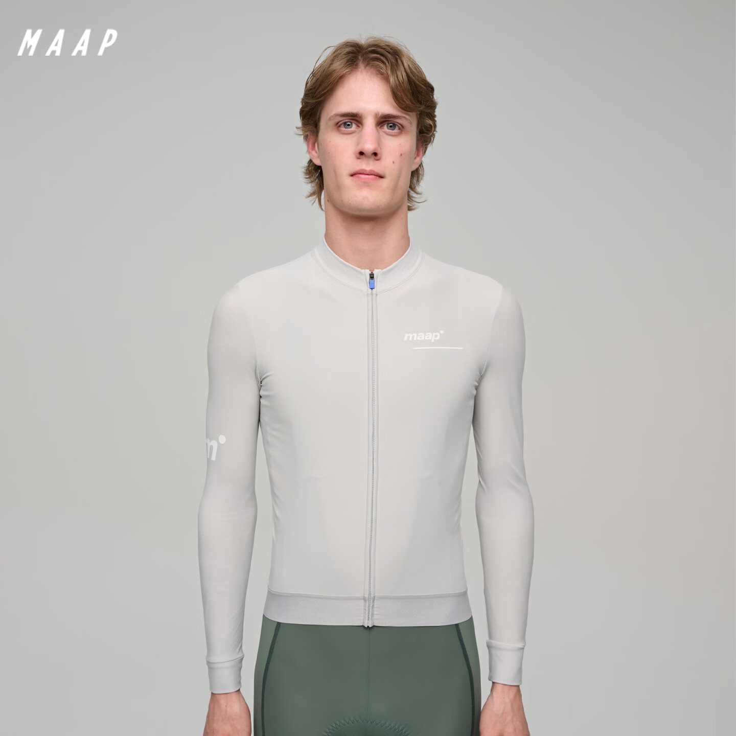 MAAP【新品】 男士 Training 系列 薄绒长袖骑行服 冰川灰 冰川灰 XL