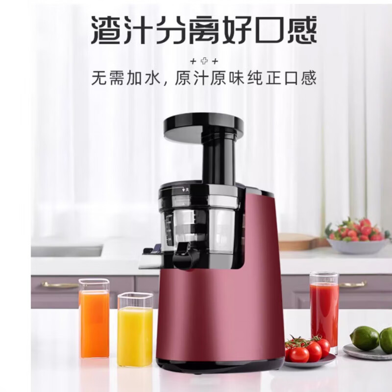 原汁机进口多功能家用商用全自动渣汁分离炸果汁机榨汁机 富贵红[恵人2025新款普通版]