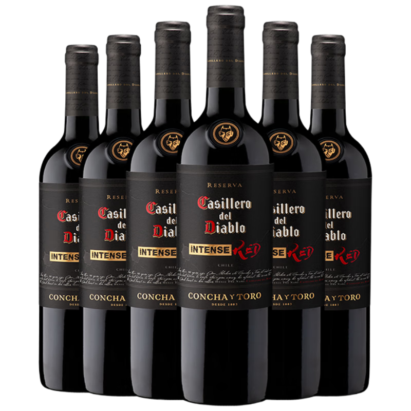 ���ڲ�������ħ����Casillero del Diablo�����Ѿ� �ڽ�ϵ��Ũ����ظɺ����Ѿ�750ml ����ԭƿ���� �������� 6֧����װ 354Ԫ