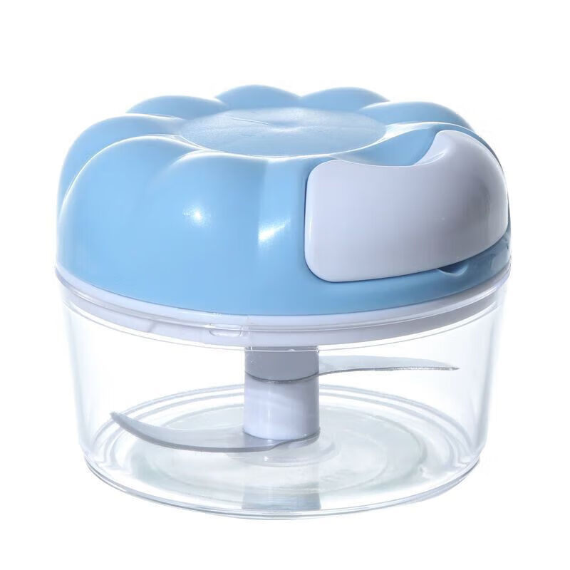 其他家家用手动蒜泥拉蒜器打蒜剁姜神器 1个装【蓝色】