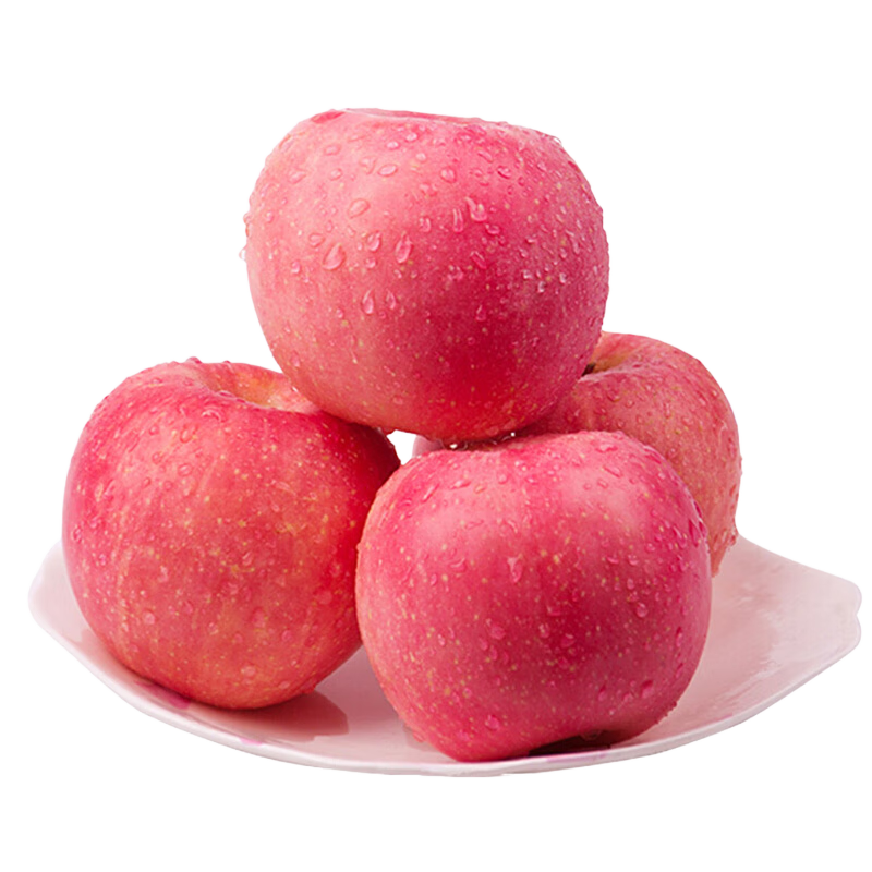 京地达山东烟台栖霞红富士苹果 净重4.5斤 单果180g+ 水果源头直发包邮