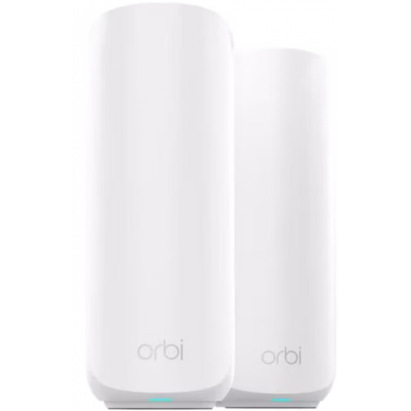 网件（NETGEAR）Orbi 260系列双频WiFi 7 Mesh家庭网络系统（无线路由器+1个扩展器）3.6Gbps速度RBE262 白色 无线路由器 + 1 个扩展器