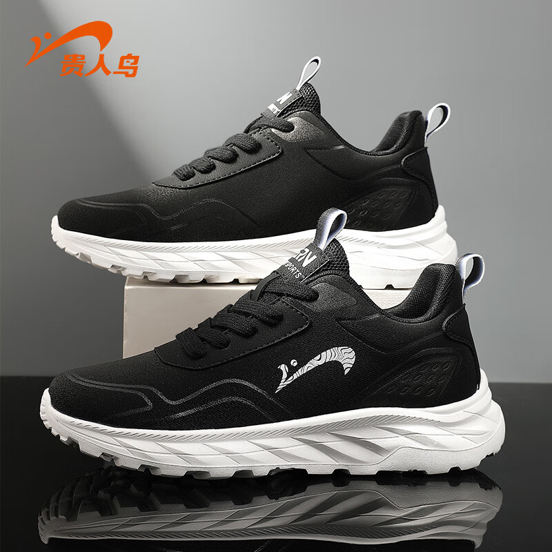 贵人鸟【品牌断码清仓】跑步鞋男鞋运动鞋板鞋休闲鞋 F488563黑/白 40