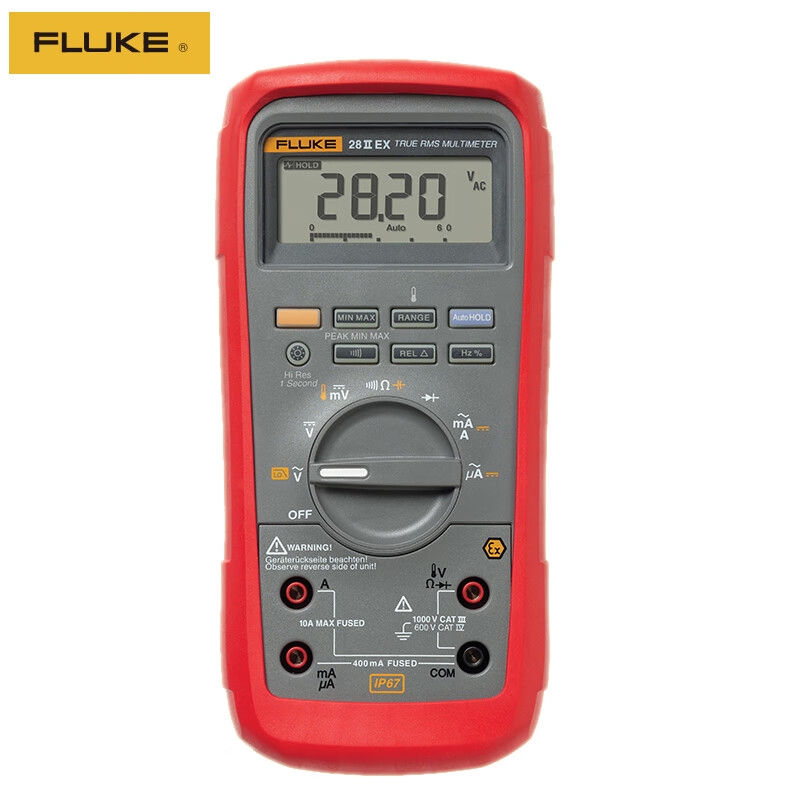 福禄克(fluke)f28iiex/cn 坚固型数字万用表 防水防尘防摔坚固型数字