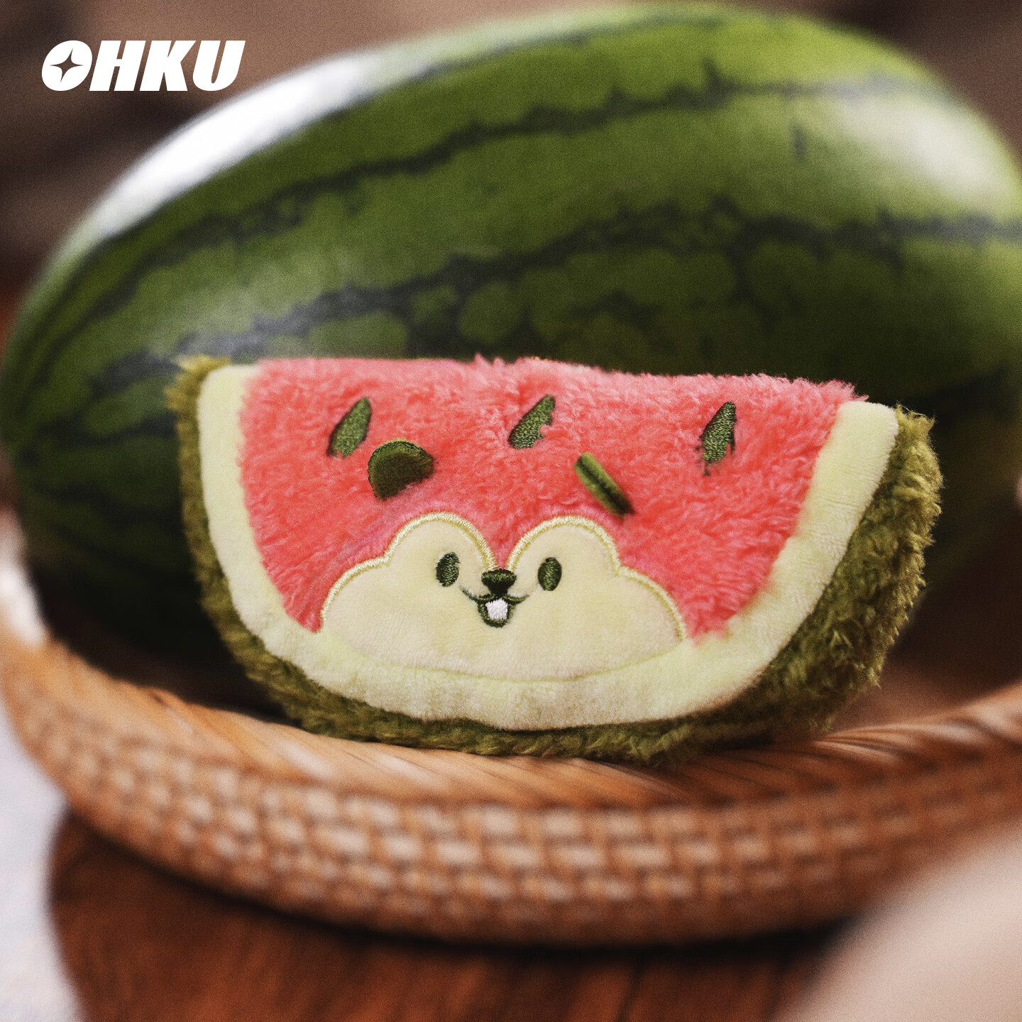 OHKU 萌物星球蔬果动物系列毛绒挂件盲盒玩具礼物摆件 随机1个 不支持7天无理由退货退款