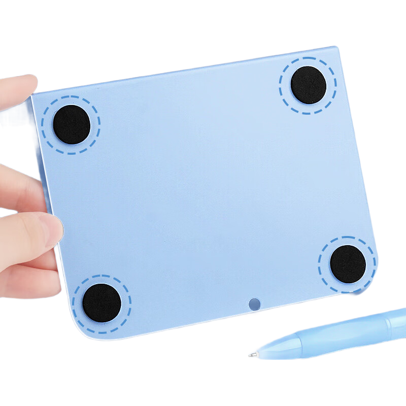 離草 書立架書架桌上書夾擋板書本固定器金屬擋書板隔板書靠擺書置物架 天空藍(lán)2片裝