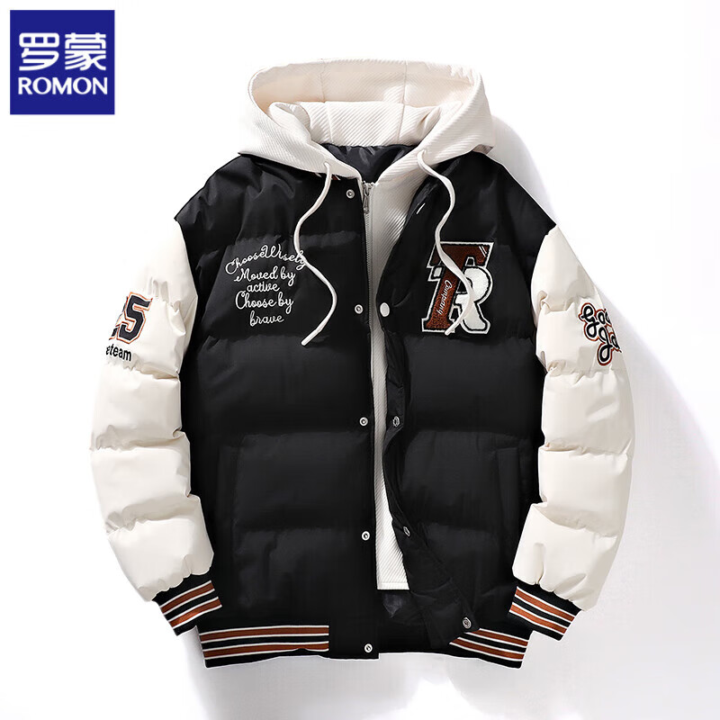 ���ڲ��������������ж�����ʽ�߽�����ײɫƴ�Ӽ�������ʿ�Ӻ�ů��ñ����޷� 8853��ɫ  3XL ������155-170�199Ԫ