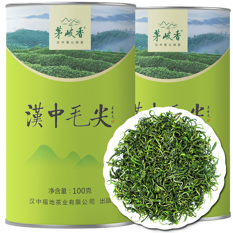 茅岥香高山漢中仙毫炒青春茶毛尖雀舌午子仙毫綠茶新茶葉端午父親節(jié)送禮 2024年漢中毛尖 100g*1罐