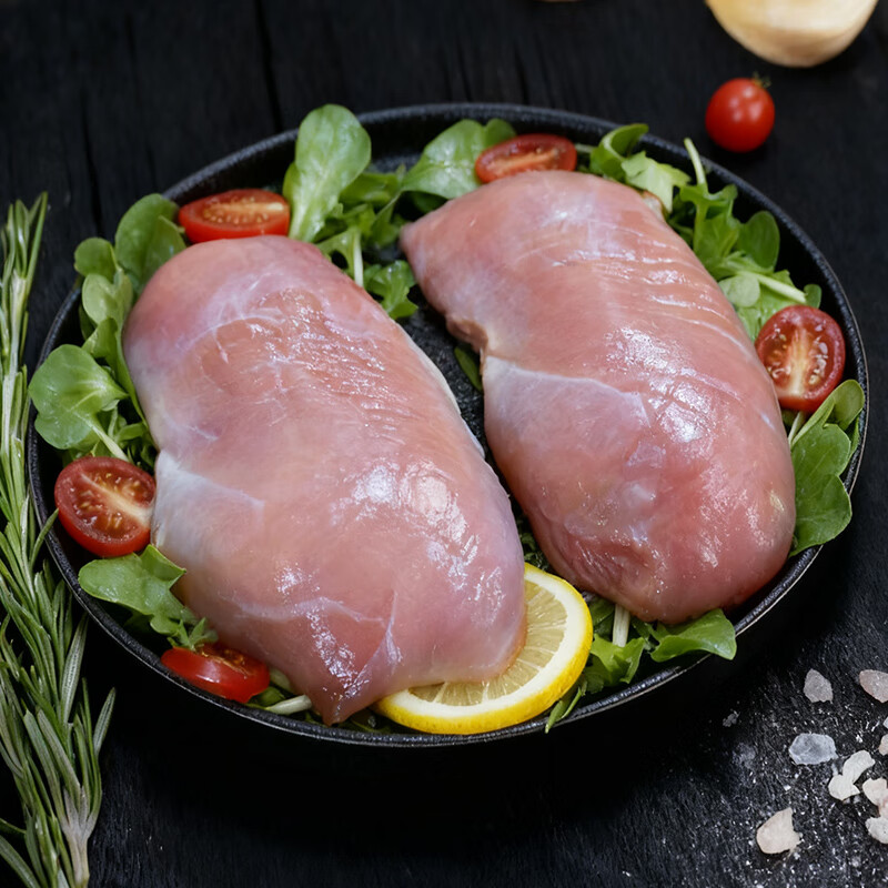 正大食品（CP）樱桃谷鸭鸭胸肉净重2.4斤 鸭肉生鲜冷冻 去皮鸭胸肉烧烤