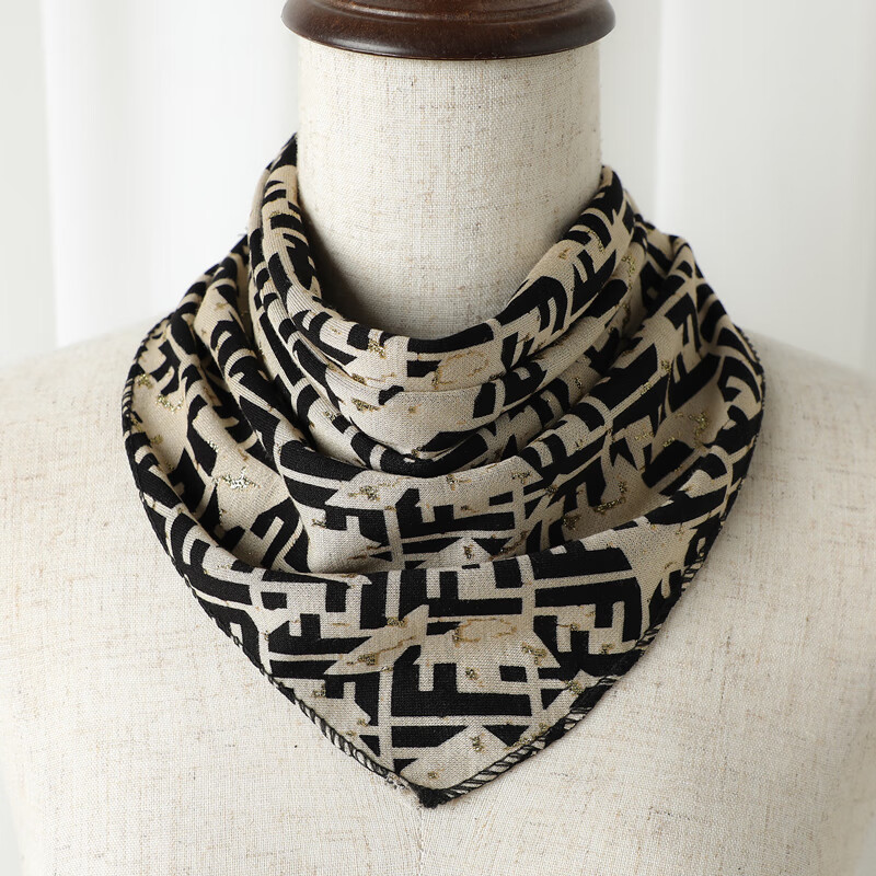 wonst护颈椎围脖子脖套女春秋冬季中老年人妈妈假领子三角巾丝巾小