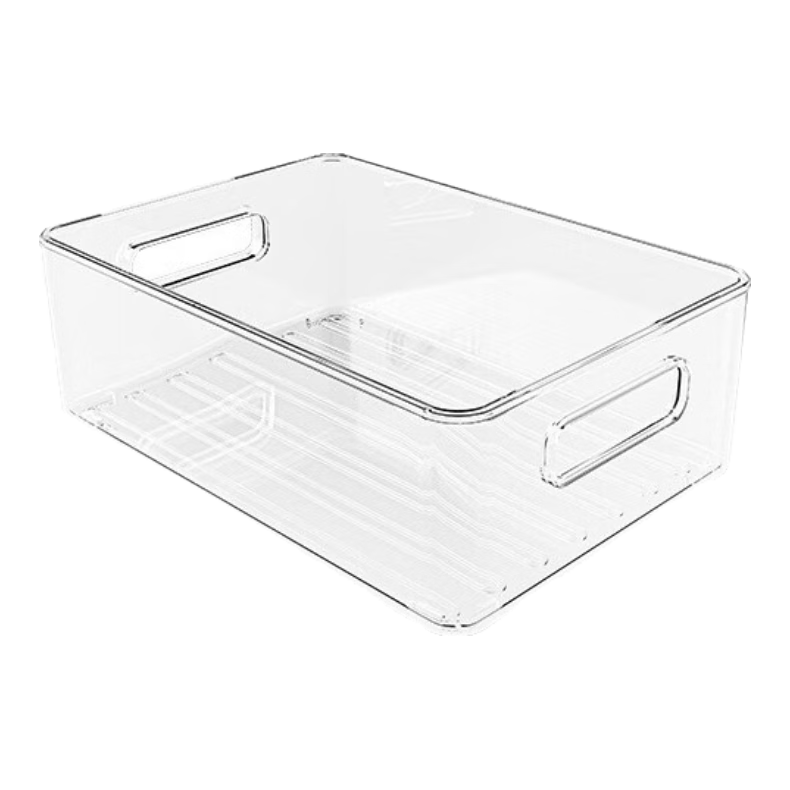 百易特桌面收纳盒小物件零食办公用品盒子整理箱收纳筐杂物流物储物筐 收纳盒【中号】四个装