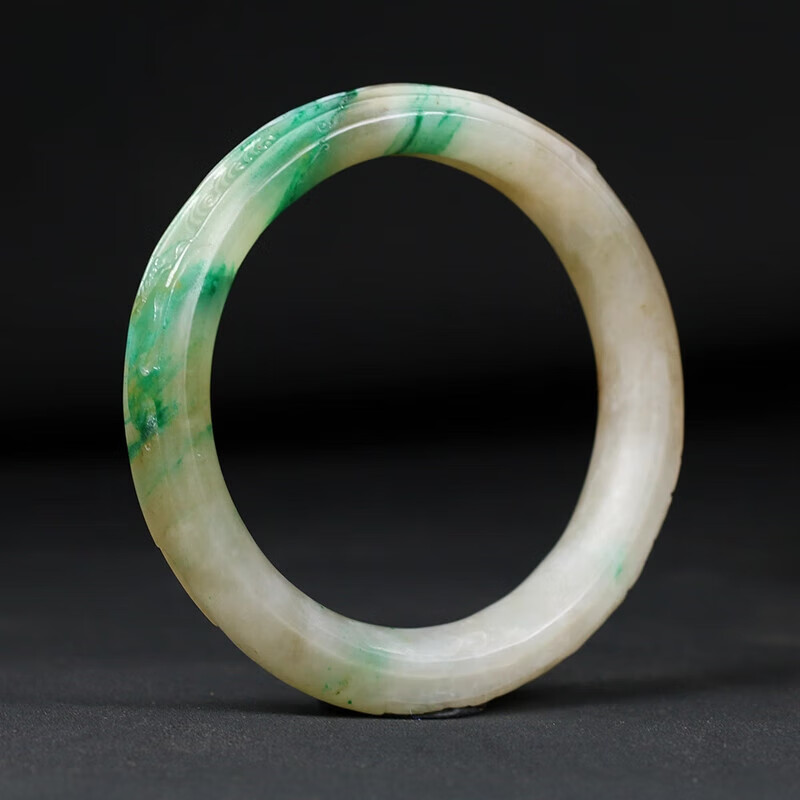 南阳独山玉手镯老坑天蓝料独玉镯子送老师节日礼物55-5 2910     内径59.2