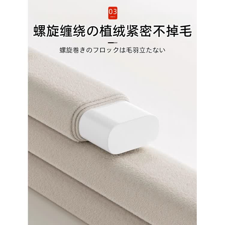 JCZS日本植绒衣架无痕家用防肩角防滑整理师专用挂衣衣服衣撑架子晾衣 升级透光款米白色20支【高承重 不断裂】