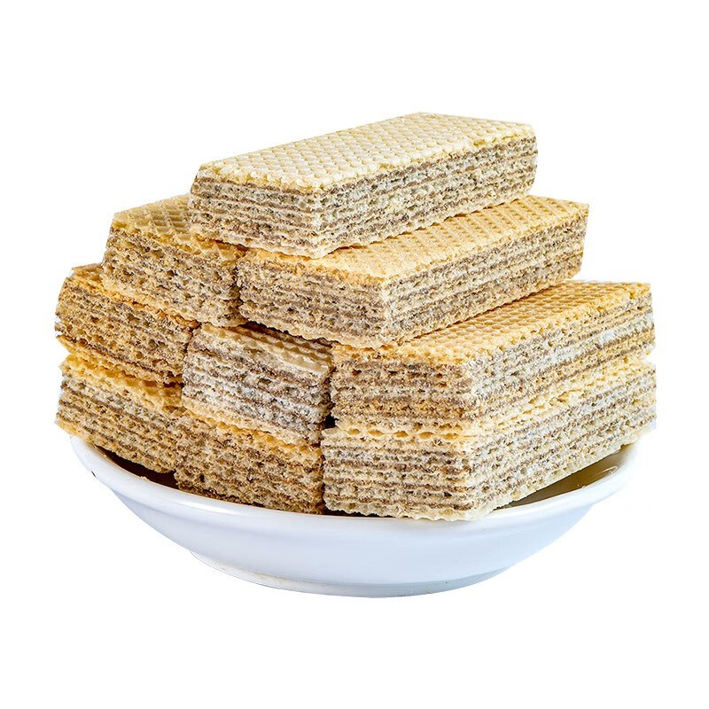 胖东来同款威化饼干无糖0脂0添加【整箱12O包】无蔗糖威化饼干 干 一箱1O包+再送一箱【发2O包】