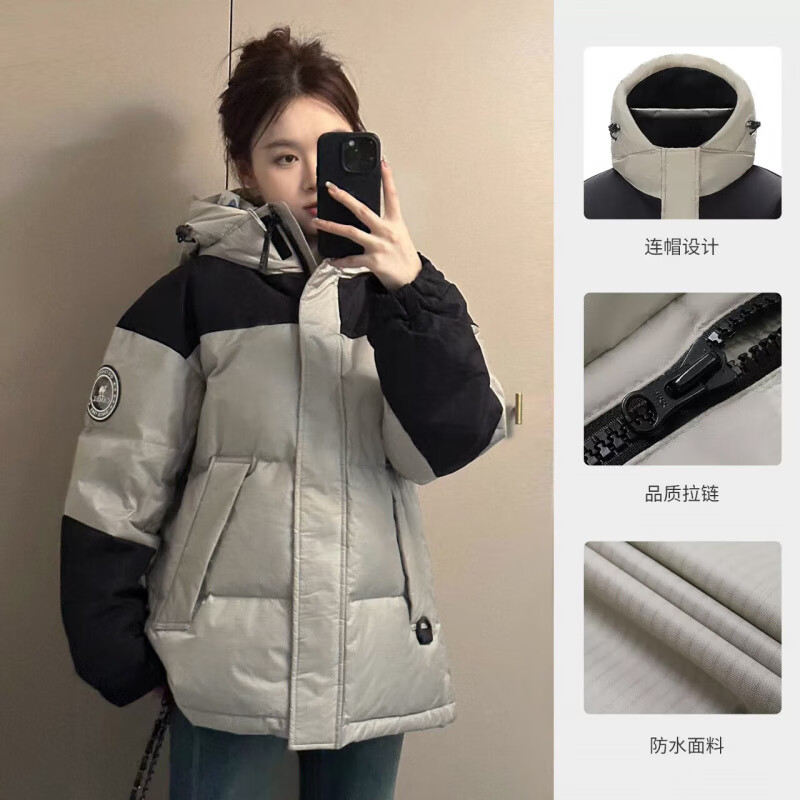 骆驼 户外羽绒服鸭绒加厚羽绒衣经典时尚防风保暖运动外套 AA22264033A 307.2元