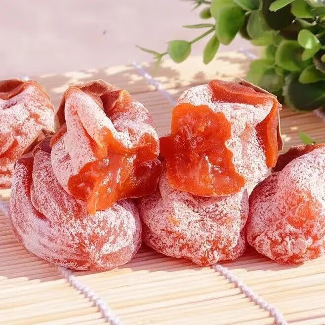 飘香果度正宗陕西柿饼霜降吊柿子饼农家自制流心柿饼整箱包邮 整箱2斤【独立包装】净重1.7斤