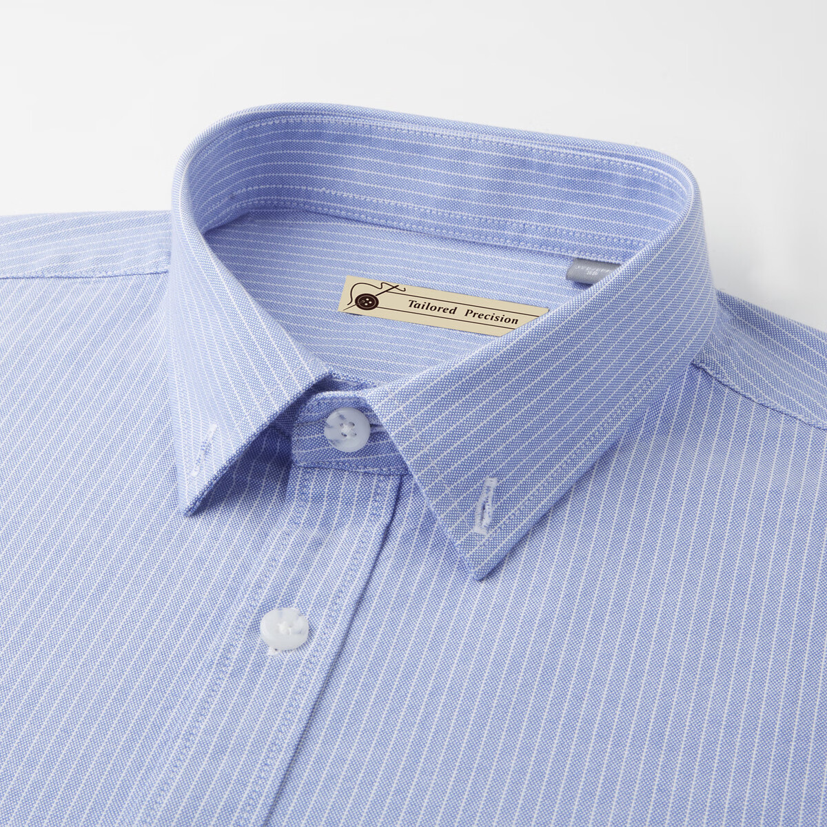 杉杉(FIRS)【100%新疆棉&亲肤内搭】秋季男士竖条纹上衣男式长袖衬衫男 欧碧绿 42 185/100B(42)