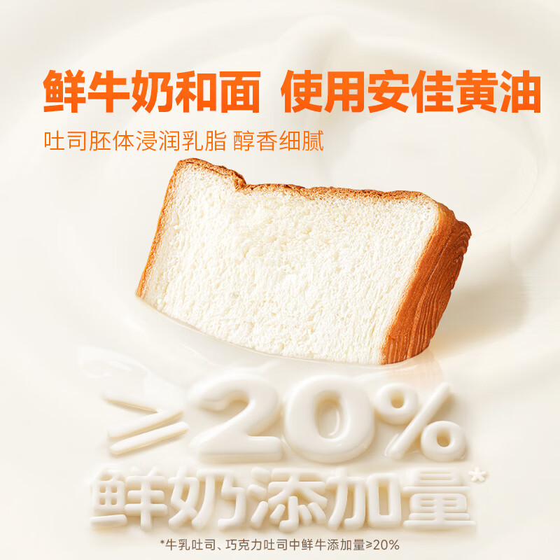 东方甄选吐司面包切片早餐代餐休闲碳水食品好吃宿舍充饥夜宵午餐解饿即食 牛乳+巧克力+抹茶红豆吐司 960g*1箱