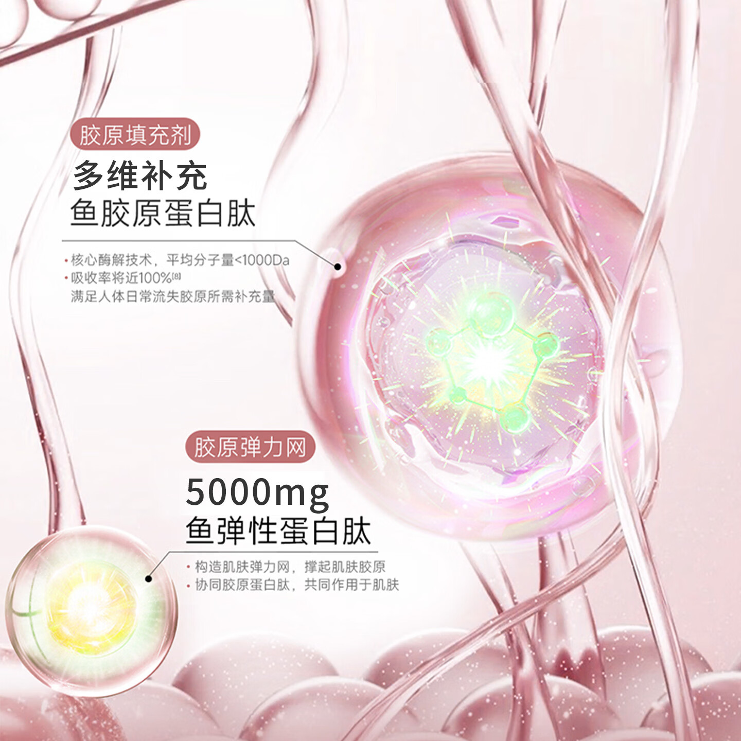 中科好菌鱼胶原蛋白肽粉  一月用量/30袋 小分子蛋白肽 30袋*1盒